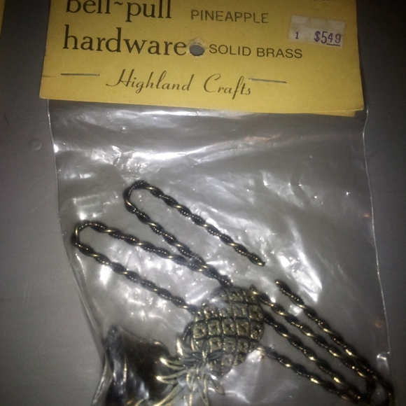 2 NWT pineapple bell pull hardware - Picture 3 of 3